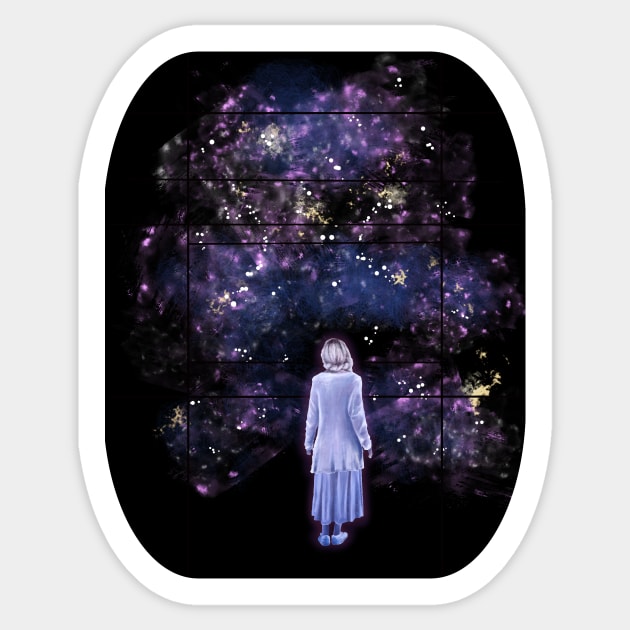 The OA in Khatun's star room Sticker by WoodlandElm